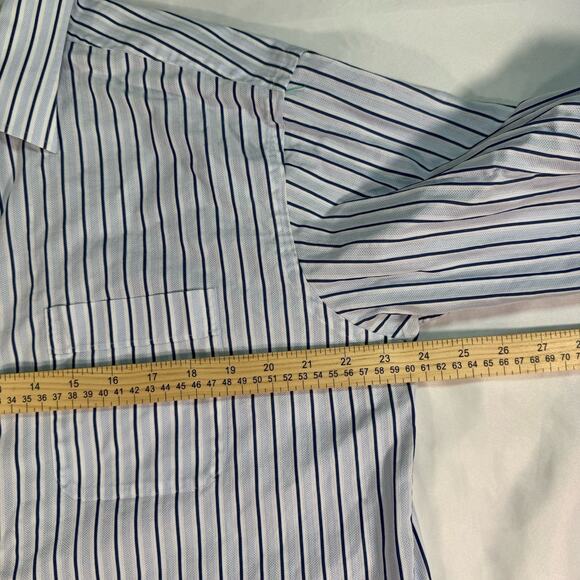 Men’s Tommy Bahama Jeans Island Crafted Long Sleeve Light Blue Shirt 16 1/2 - Picture 4 of 6